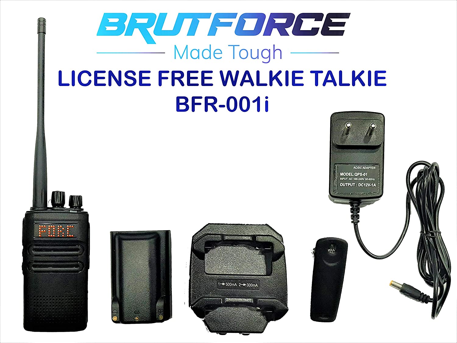 Brutforce Bfr I Long Range Walkie Talkie Km Range With Display